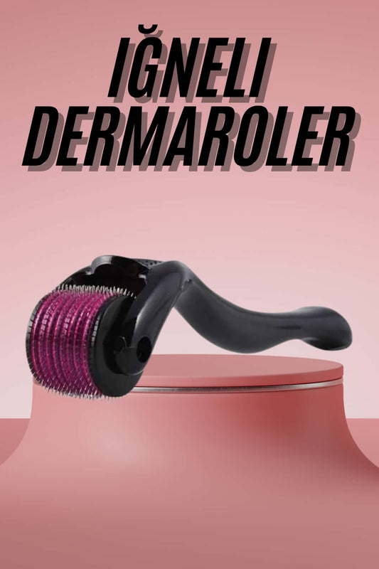 Derma Roller Titanyum Uçlu 540 İğneli 1 Mm Saç Sakal Çıkarma Ve Cilt Bakım Masaj Aleti | En Uygun Dermaroller Fiyatları