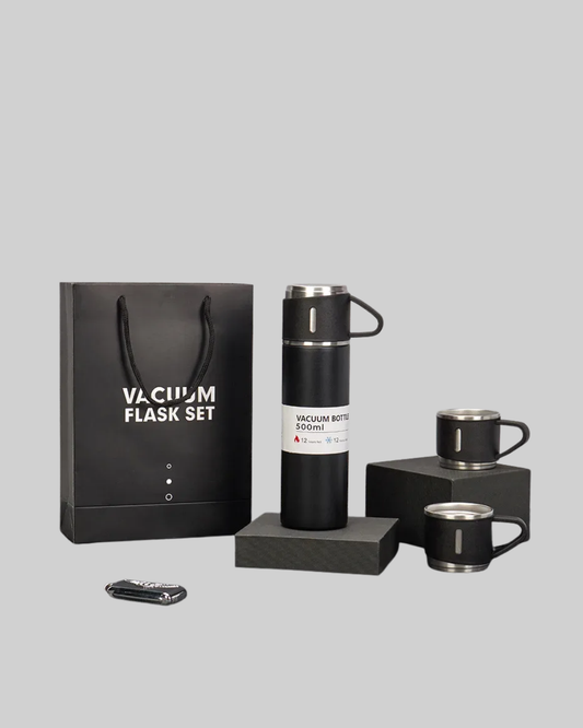 Paslanmaz Çelik Termos Seti | 500 ml Kapasite 6-12 Saat Isı Koruma Hediye Kutulu | En Uygun Termos Fiyatları