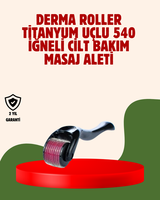Dermaroller 1 mm Akne İzleri ve Çatlak Giderici Cilt Bakım Aleti | En Uygun Dermaroller Fiyatları