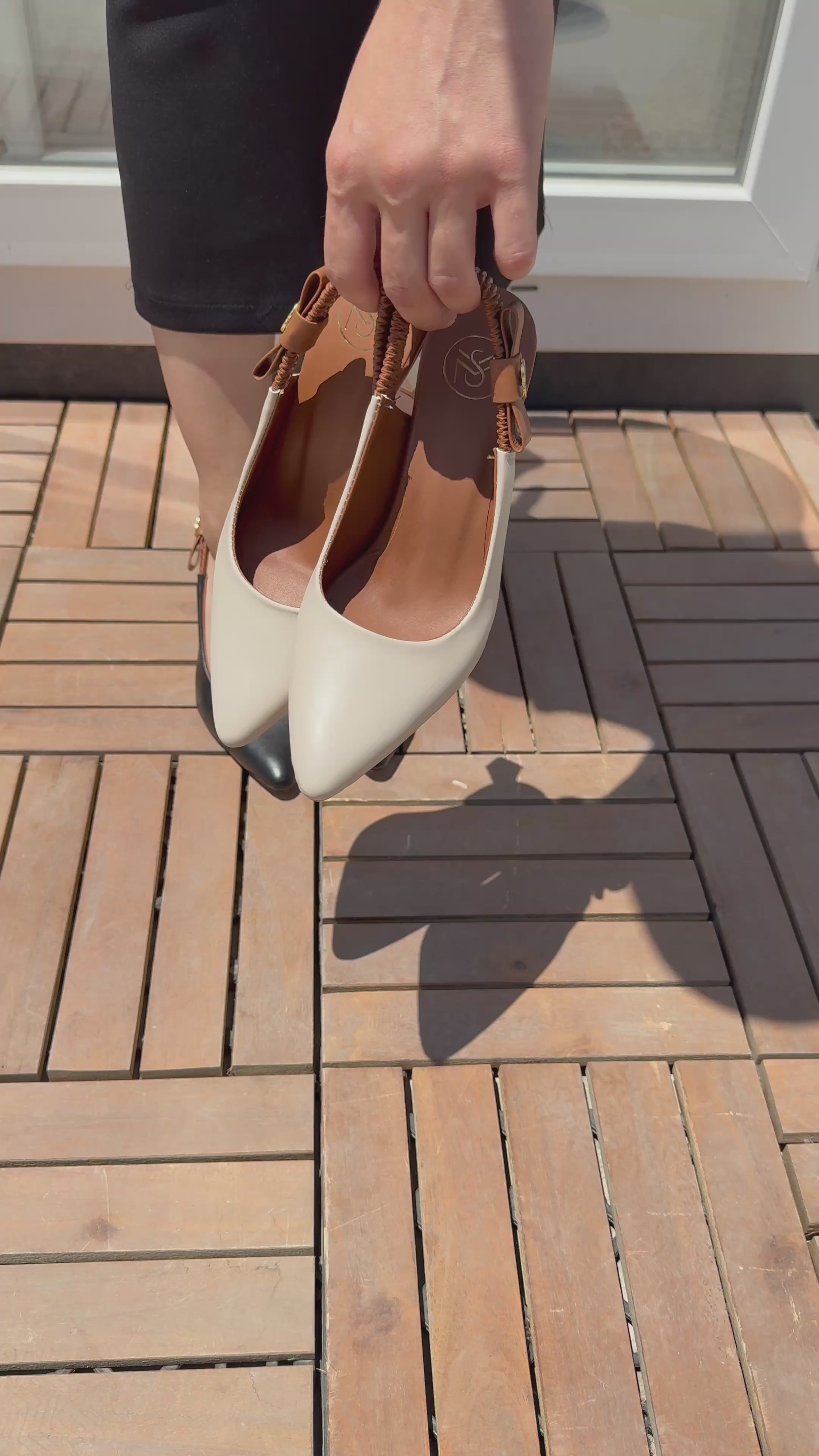 Toran Siyah Cilt Topuklu Ayakkabı