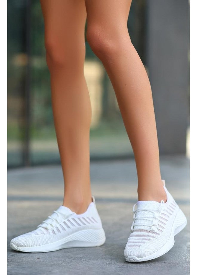 Wina Beyaz Triko Spor Ayakkabı